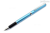Pilot Cavalier Fountain Pen - Metallic - Light Blue - Medium Nib - PILOT FCAN-3SR-LB-M