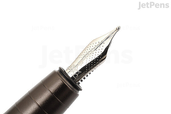 Faber-Castell Loom Fountain Pen - Gunmetal - Matte - Broad Nib