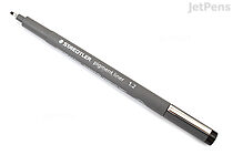 Staedtler Pigment Liner Marker Pen - 1.2 mm - Black - STAEDTLER 308 12-9