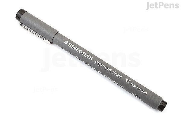 Staedtler Pigment Liner Pen, Black, 2mm