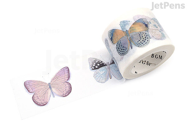 Bgm Washi Tape Life Butterfly 30 Mm X 7 M Jetpens