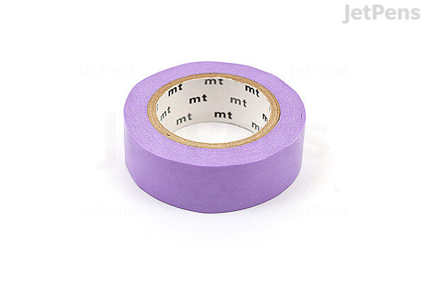 Ultra Violet and Lavender Purple Washi Tape Strips with Torn Edges