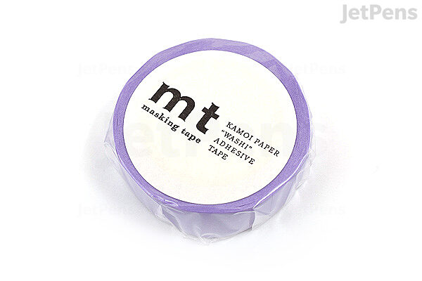 Lilac Periwinkle Washi Tape 15mm X 10m Roll, Solid Color