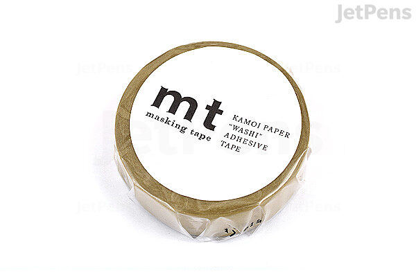 Metallic Washi Tape 15mmx5m, 3 Pack Tapes Adhesive Gold Tone