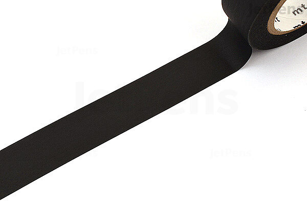 Inverted Black Rose Washi Tape, 15mmx10m – From Kioni