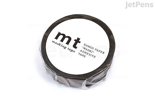 MT Washi Tape - Matte Black (15mm x 7m) – Flax Pen to Paper