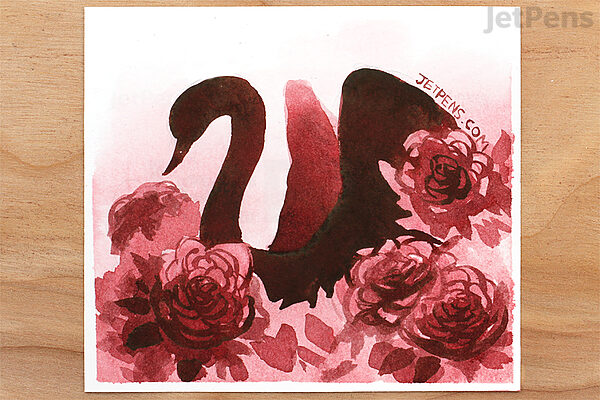Noodler's Black Swan in English Roses Fountain Pen Ink 3oz - Abino Mills