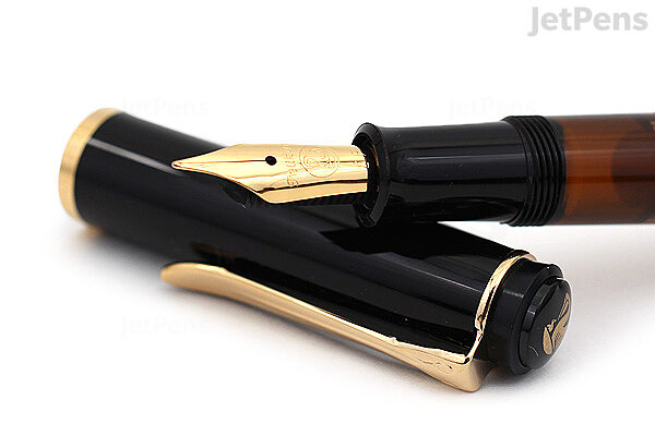 Pelikan Classic M200 Fountain Pen – Brown Marbled – The Nibsmith
