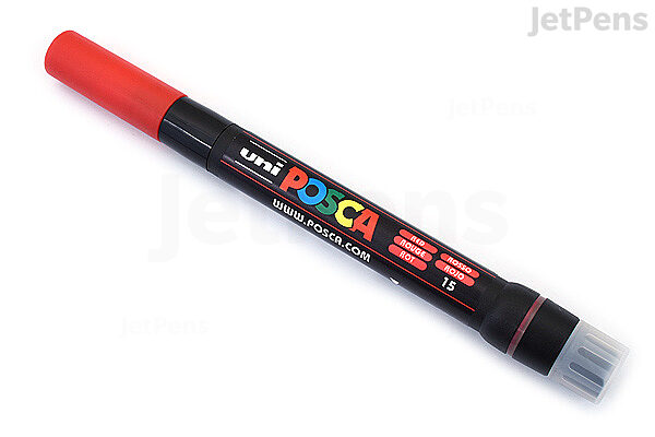 Uni : Posca Marker : PCF-350 : Brush Tip : Assorted Colors Set of 10