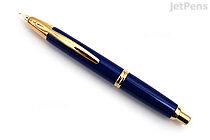 Pilot Vanishing Point Fountain Pen - Blue with Gold Trim - 18k Medium Nib - PILOT VP2FPBLUMBLUE