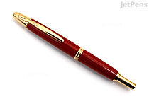 Pilot Vanishing Point Fountain Pen - Red with Gold Trim - 18k Broad Nib - PILOT VP3FPBLUBRED-