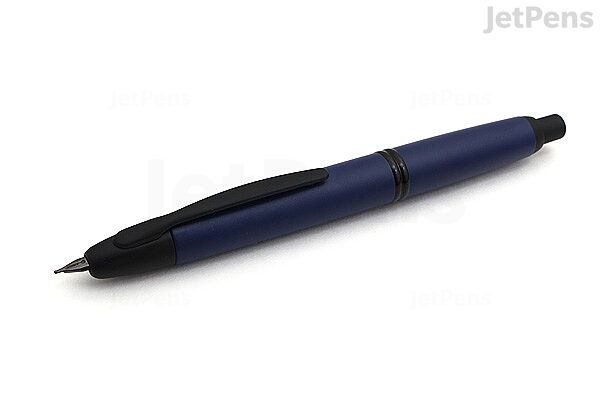 Pilot Vanishing Point Fountain Pen - Blue Matte - 18k Fine Nib - PILOT VPJFPBLUFBLMT