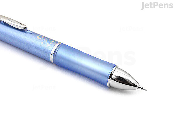 Silver Barrel Ballpoint Pen w/Colored Rubber Grip