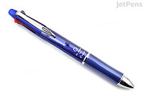 Pilot Dr. Grip 4+1 4 Color 0.7 mm Ballpoint Multi Pen + 0.5 mm Pencil - Blue - PILOT BKHDF1SFN-L