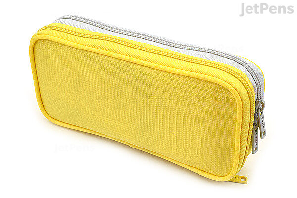 JetPens.com - Lihit Lab Smart Fit Double Pen Case - Small - Yellow