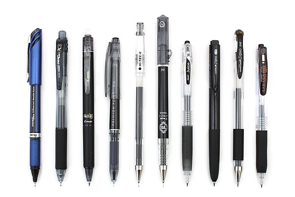 JetPens Black Gel Pen Sampler - JetPens.com