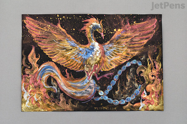 Finetec M600 Artist Mica Watercolor Paint Metallic Gold (6-color/set)