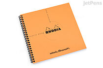 Rhodia Reverse Book - 8.3" x 8.3" - Dot Grid - Orange - RHODIA 193638