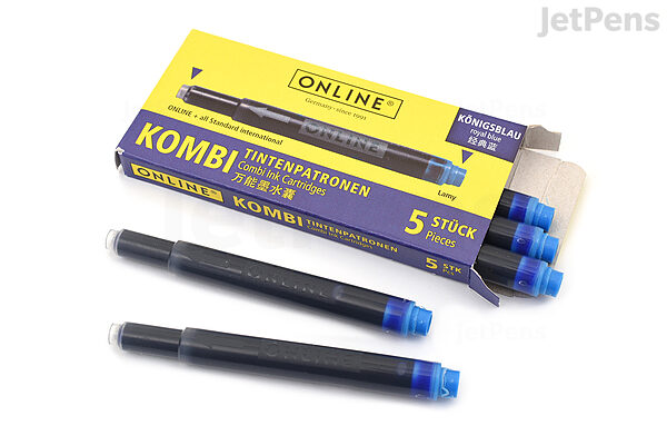 Emuleren Pionier alleen ONLINE Kombi Royal Blue Ink - 5 Cartridges | JetPens