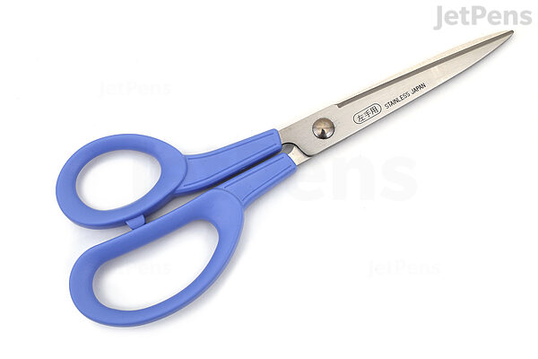 CANARY Left Handed Scissors Adults For Office, Sharp Japanese Stainless  Steel Blade, All Purpose Left Hand Paper Scissors for Lefty, Blue Handle,  Made in JAPAN 