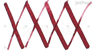 Graf von Faber-Castell Garnet Red Ink Writing Sample 