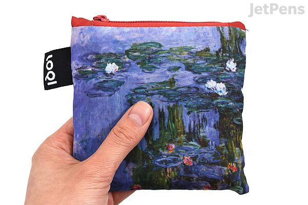 Claude Monet Exhibition Watercolor Travel Tote Lady Handbag Shopper  Supermarket Bag Eco Casual Canvas Women Shopping Bags