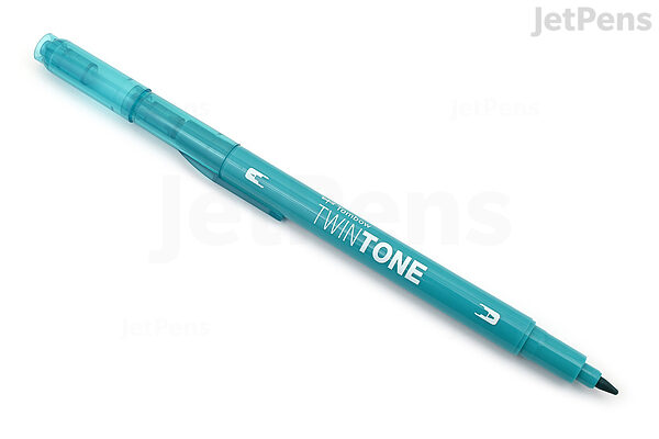 Tombow 61500 Twintone Brights Markers, Dual Tip, 12 Marker Set