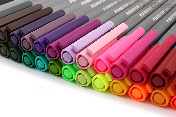 60pk Porous Point Pens Triplus Fineliner Multiple Colored Ink