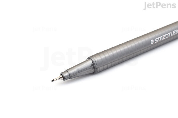 Felt pen/marker for porcelain and glass, silver, for lines 1-2 mm