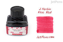 Herbin Rose Red Ink - Scented - 30 ml Bottle - HERBIN H137/68