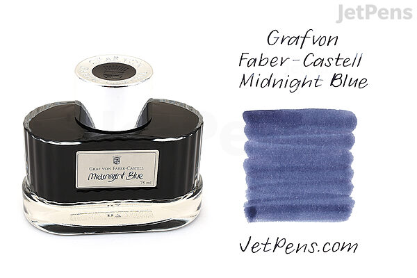 Graf Faber-Castell Midnight Blue Ink - ml Bottle | JetPens