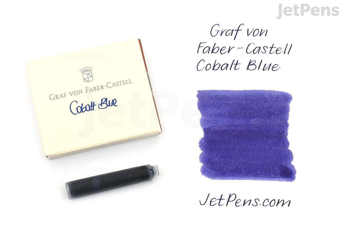 Graf von Faber-Castell Cobalt Ink - 6 Cartridges | JetPens