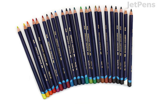Derwent Colored Pencils, Drawing, Watercolor, Art, Inktense Ink Pencils,  24-Pack (0700929) 