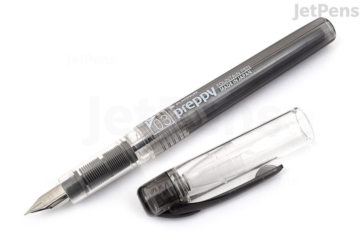 Platinum Preppy Fountain Pen - Black - 03 Fine Nib