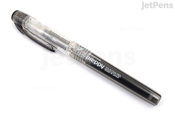 Platinum Preppy Fountain Pen - Black - 03 Fine Nib - PLATINUM PSQ-300 1-2