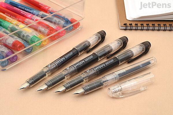 Platinum Preppy Fountain Pen - Black - 02 Extra Fine Nib - PLATINUM PSQ-400 1-1