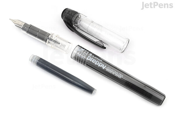 Platinum Preppy Black Fountain Pen - Medium