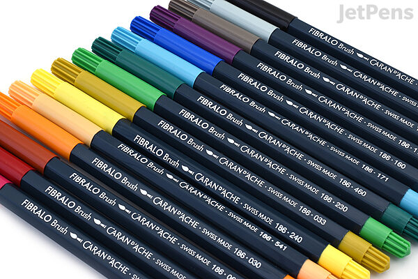 Caran d'Ache Fibralo Marker Set - Assorted Colors, Set of 30 