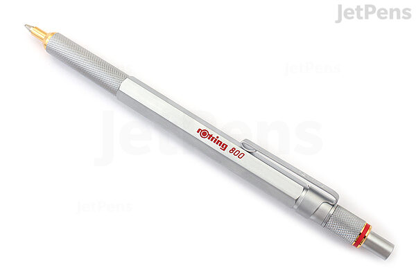 Rotring 800+ Metal Mechanical Pencil 0.5/0.7mm Black/silver Multi