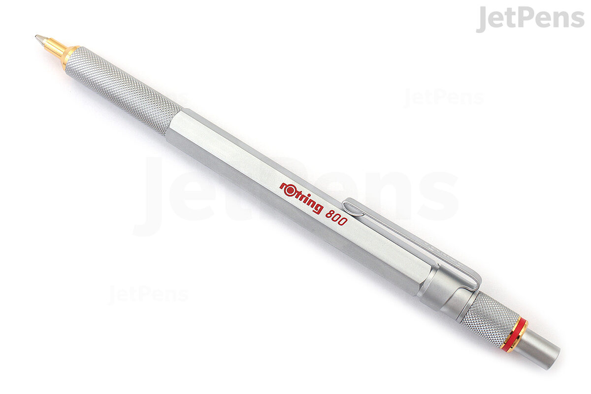 Rotring 800 Ballpoint Pen - 1.0 mm - Silver Body