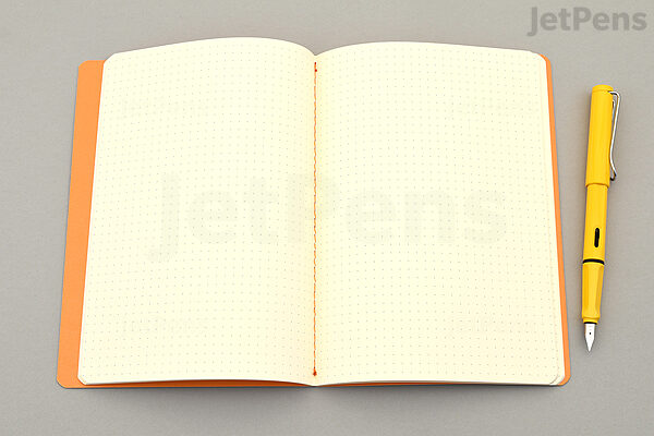 rhodia rhodiarama sewn spine notebook dot grid a5 purple