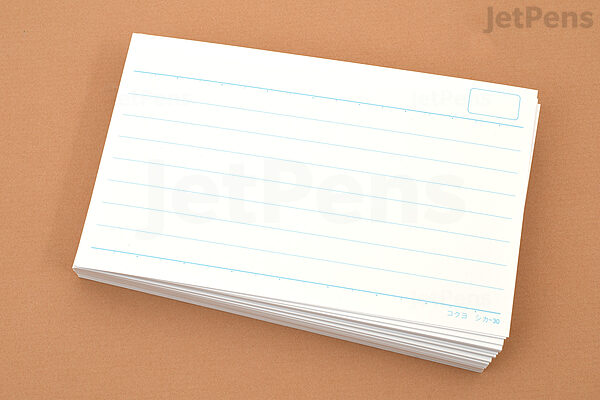 Blank Index Flash Note Cards, Black Colored Card Stock, 5 x 7, 50 Per Pack