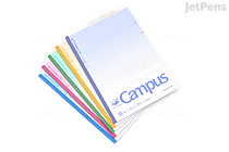 Kokuyo Smart Campus Notebook - Semi B5 - Dotted 6 mm Rule - Pack of 5 Colors - KOKUYO NO-GS3CBTX5