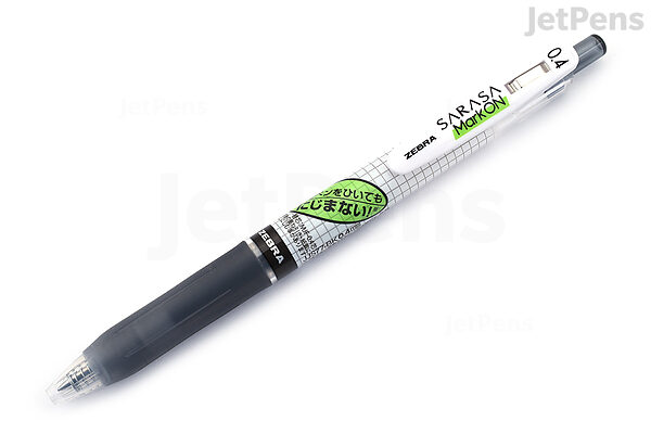 Zebra Sarasa Mark on Gel Pen - 0.4 mm - Black