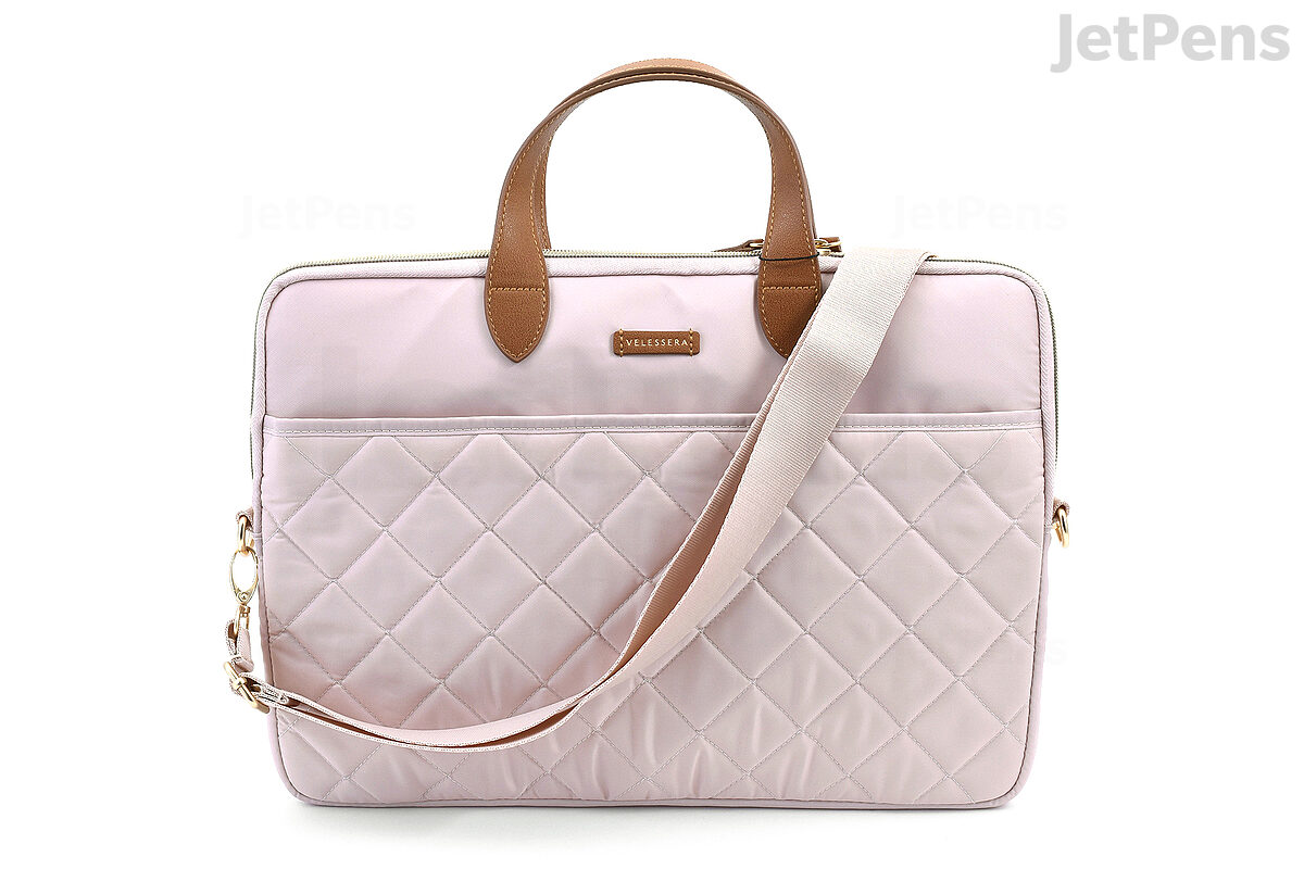  Mark's Carrying Case Bag - Quilted with Strap - Pink Beige