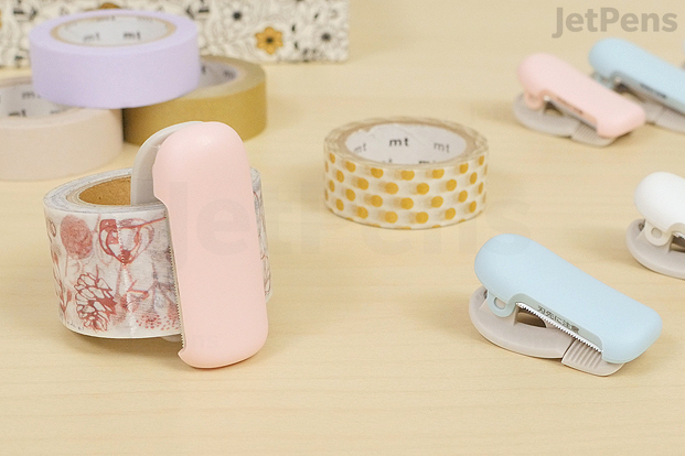 Kokuyo Karu Cut Washi Tape Cutter Pink / 20-25mm