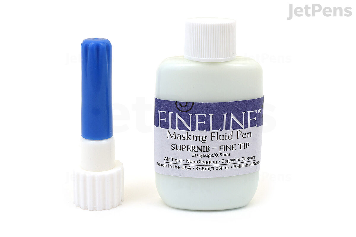 Fineline Masking Fluid Pen with 1/2 nib and 1.25 oz. of masking