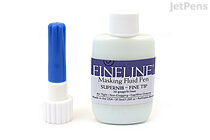 Fineline Masking Fluid Pen - Supernib Fine Tip 0.5 mm - 1.25 oz Bottle - FINELINE 1113