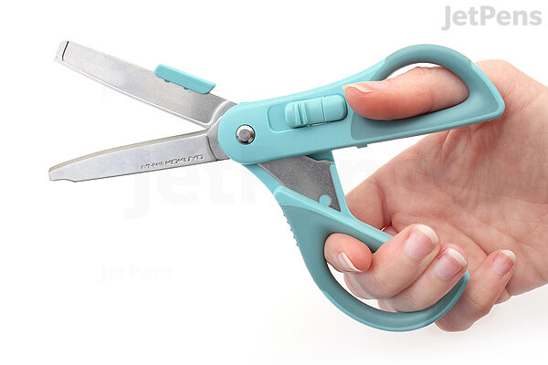 Scissors for Children and Teens , Right and Lefty Support, Easy-Open Squeeze Handles Safety Scissors Toddler Safety Craft Scissors Student 