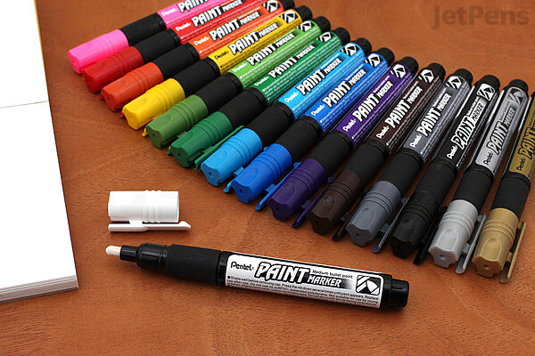 Paint Markers, Medium Bullet Point, Gray Ink – Pentel of America, Ltd.